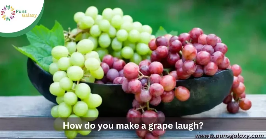 How do you make a grape laugh Tickluxe it!
