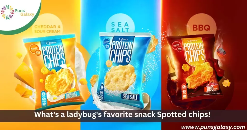 What's a ladybug's favorite snack Spotted chips!