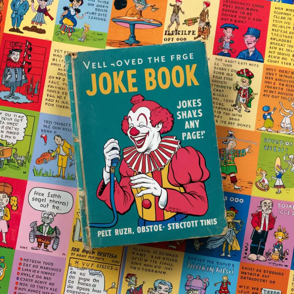 How do you describe a colorful joke book?