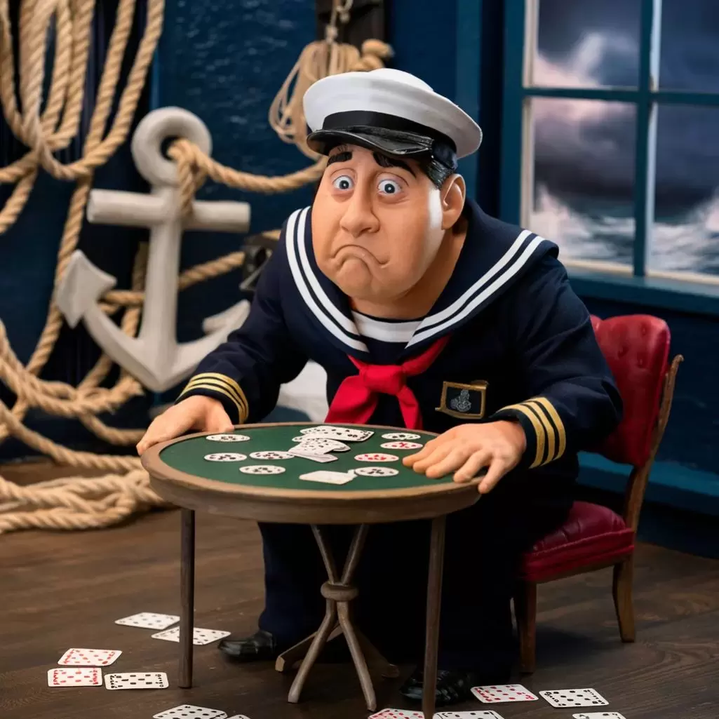 sailor bad at cards?