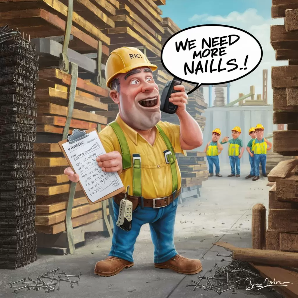 "We need more nails," shouted Rick, mistaking "We need more males."