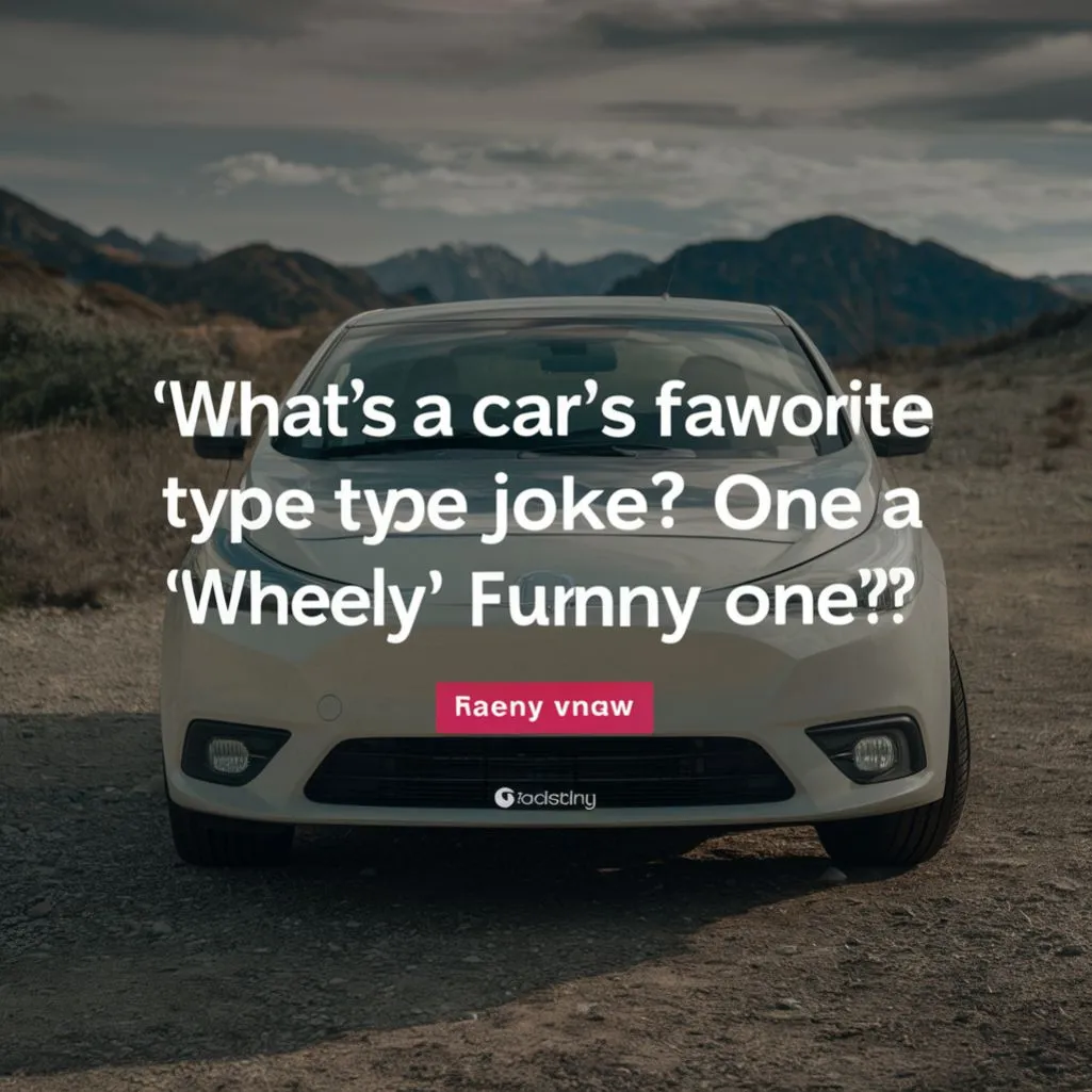 What’s a car’s favorite type of joke? A "wheely" funny one.