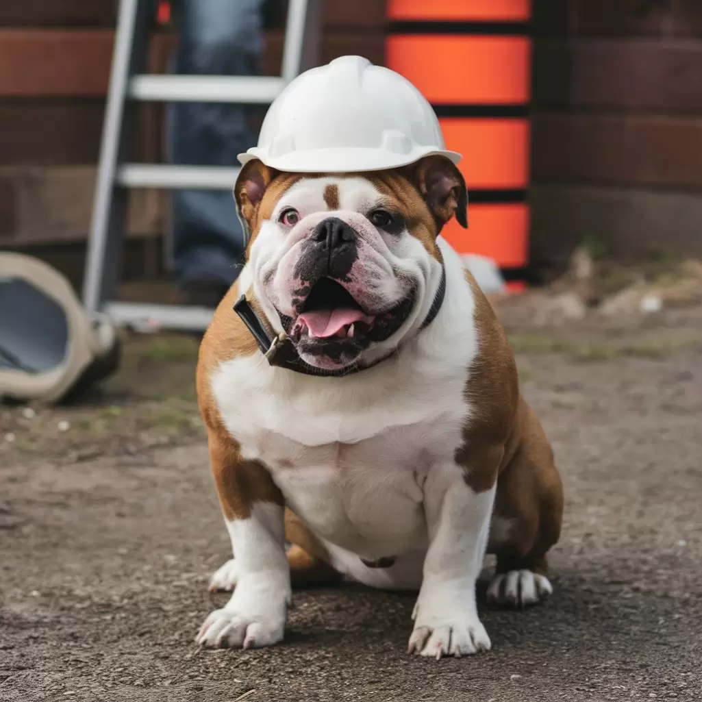 What's a construction worker's favorite type of dog? A bulldog!