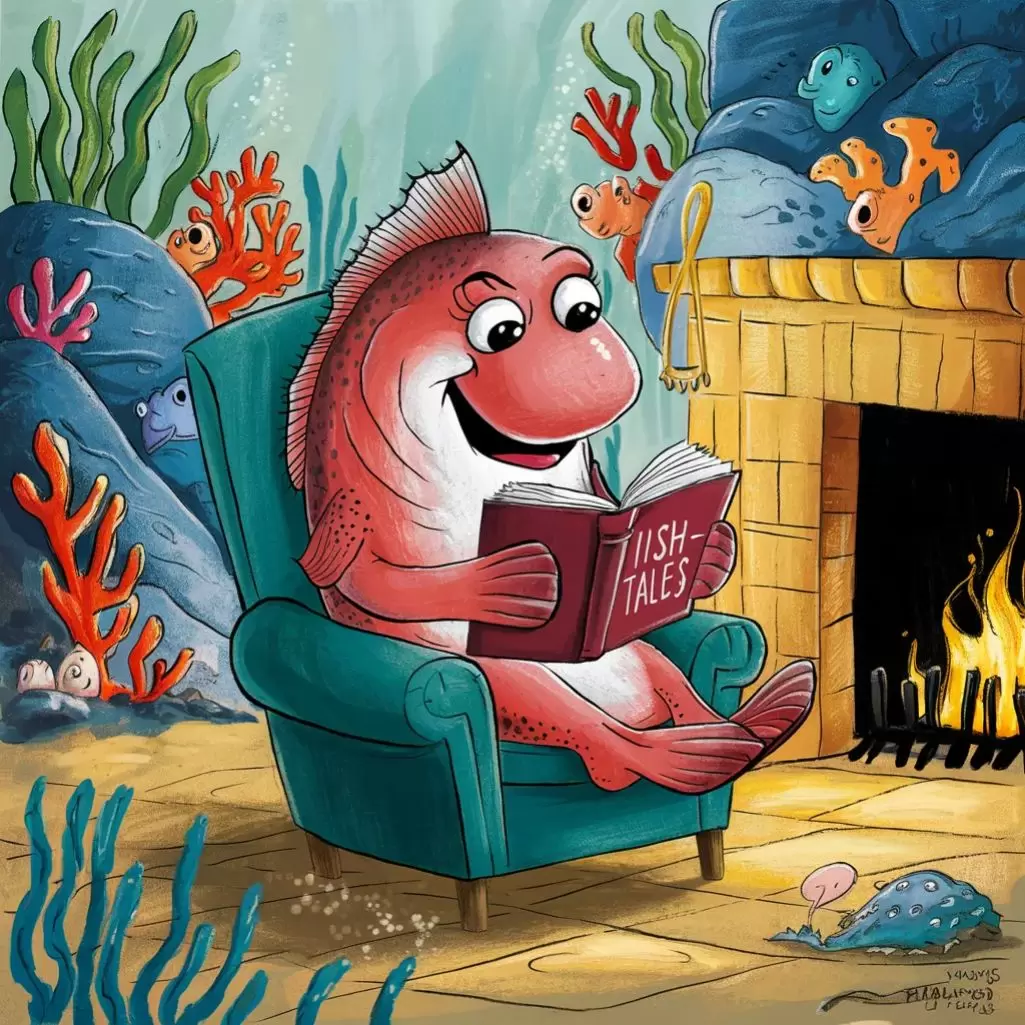What’s a salmon’s favorite type of story? Fish-tales!