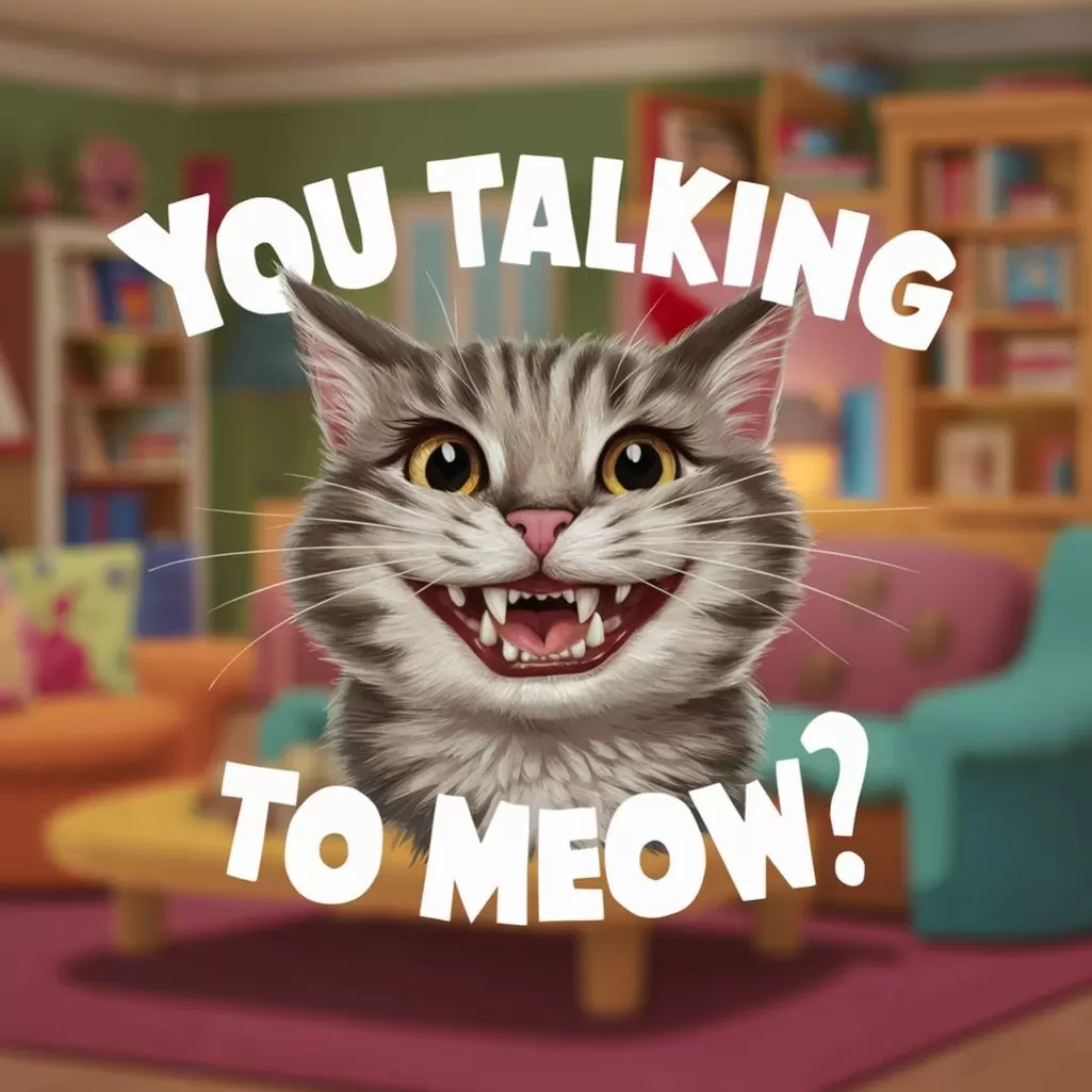you talking to meow