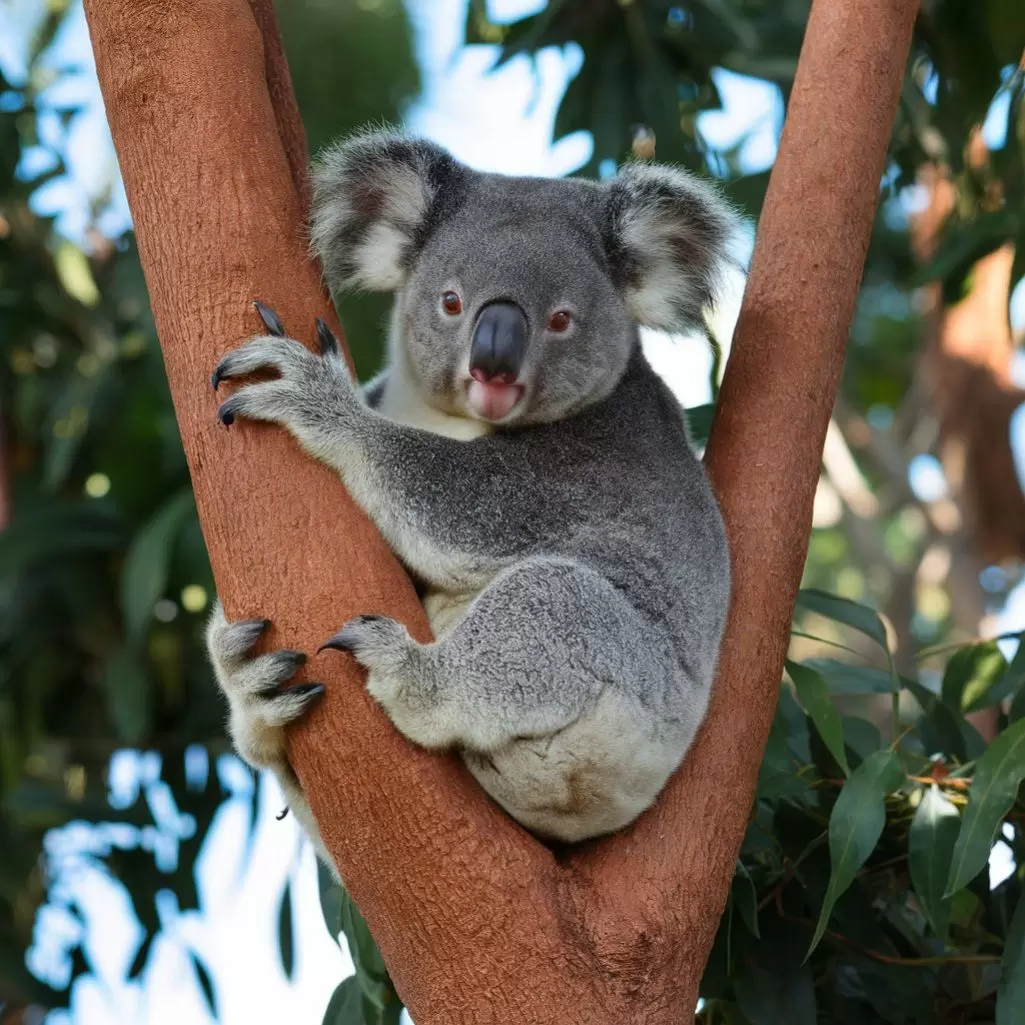 "A koala never changes its tree."