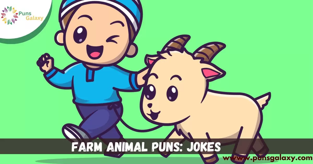 Farm Animal Puns: Jokes