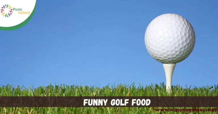 Funny Golf Food