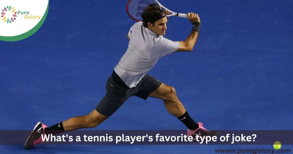 What's a tennis player's favorite type of joke? A backhand pun!