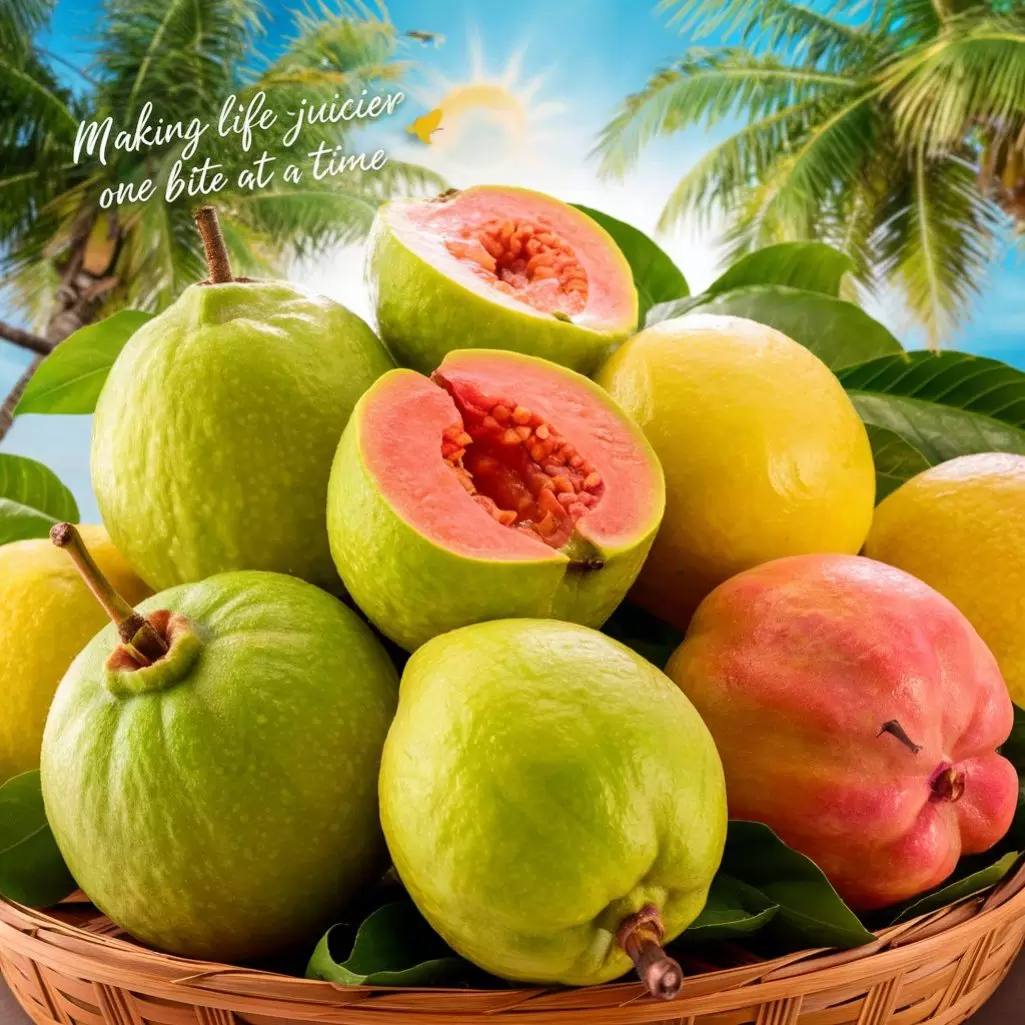Guavas: making life juicier one bite at a time.