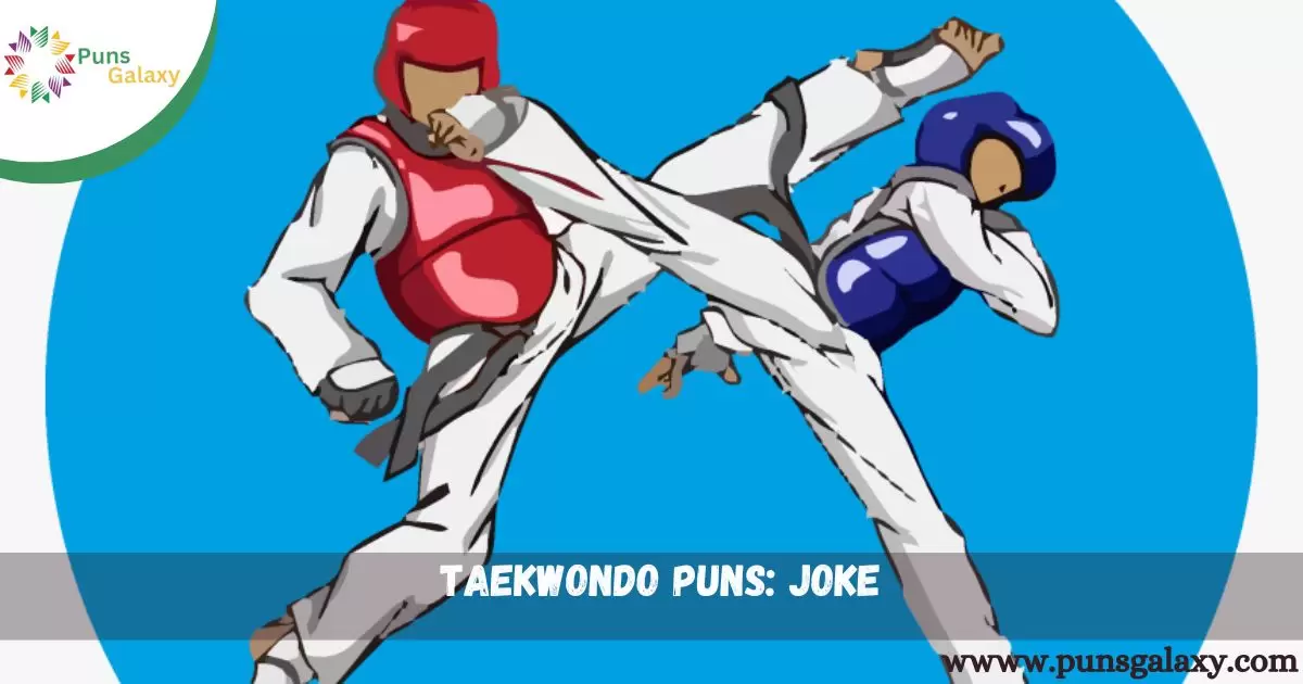 Taekwondo Puns: Joke
